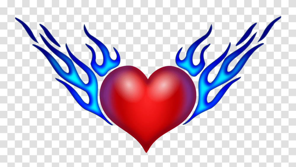 Blue Flame Heart Psd Official Psds Draw A Cool Heart, Scissors, Blade, Weapon, Weaponry Transparent Png