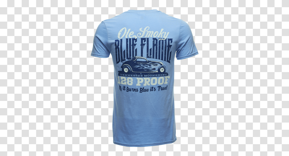 Blue Flame Hot Rod Tee Active Shirt, Apparel, T-Shirt, Sleeve Transparent Png