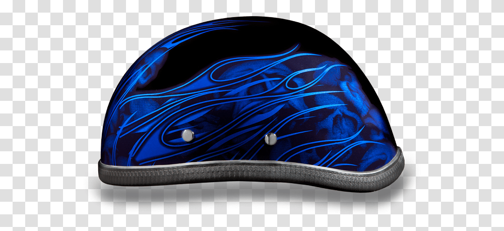 Blue Flames Amp Skulls Novelty Motorcycle Helmet Mouse, Sunglasses, Accessories, Shoe Transparent Png