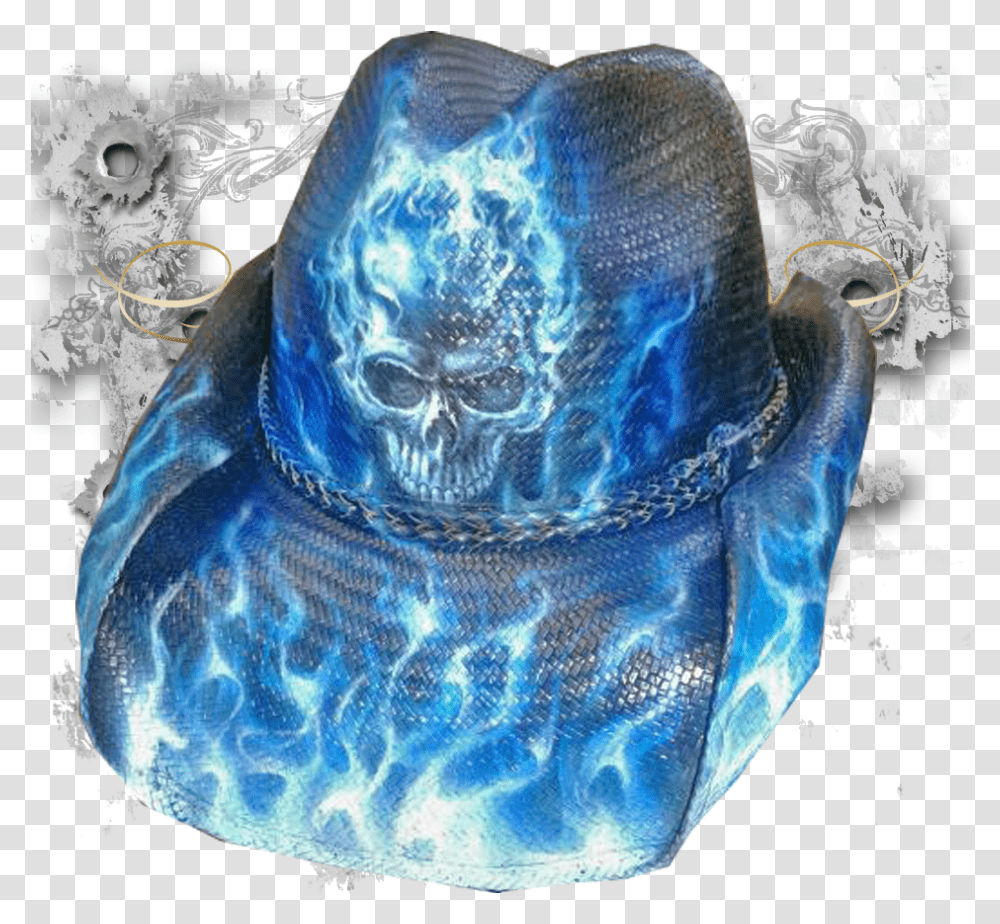 Blue Flaming Skull Handbag, Ornament, Water, Nature, Outdoors Transparent Png