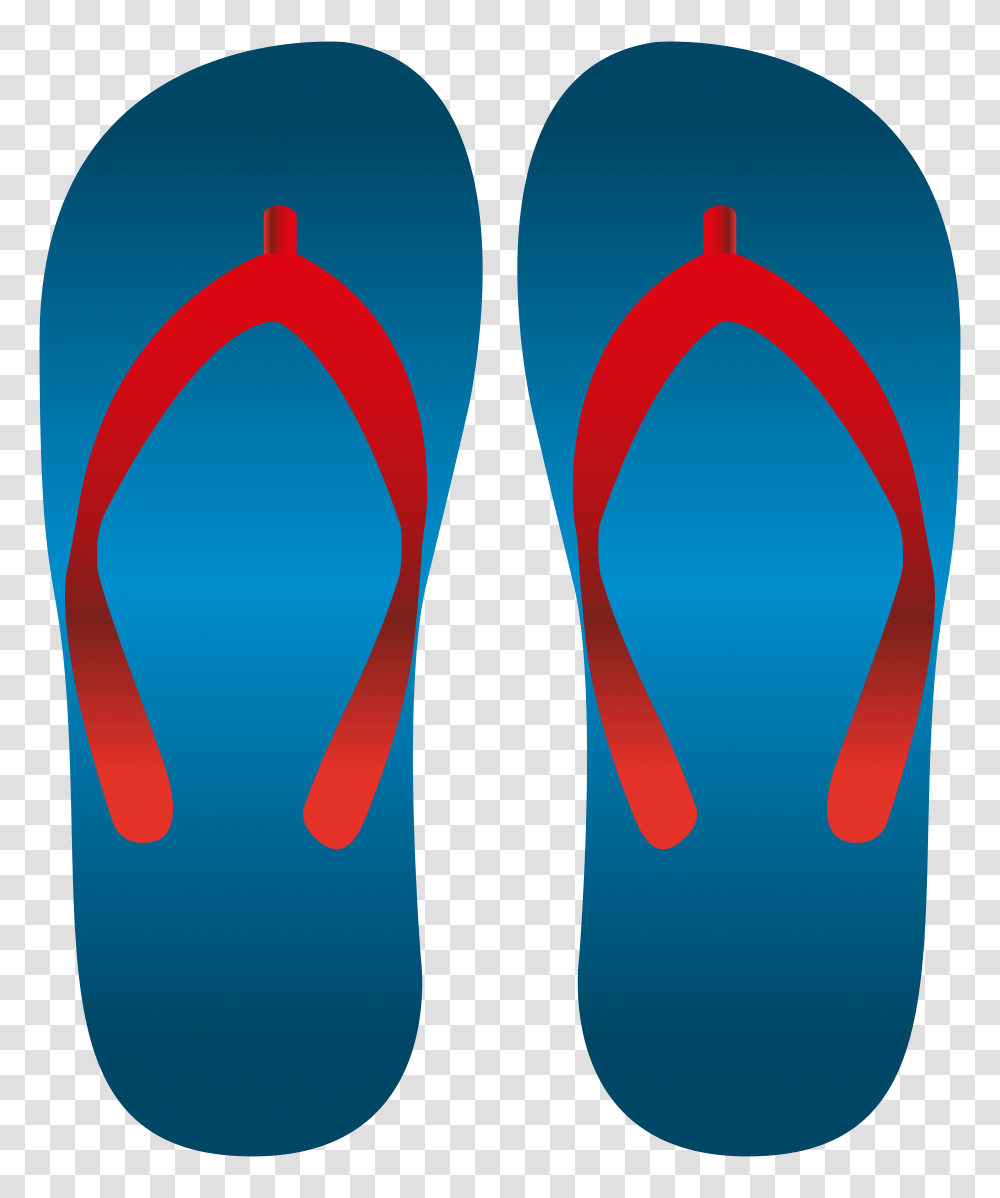 Blue Flip Flops Clip Art, Apparel, Footwear, Flip-Flop Transparent Png