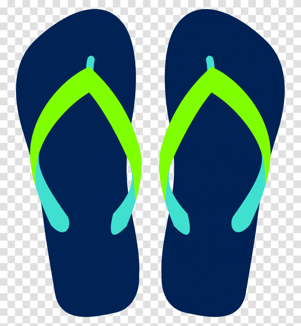 Blue Flip Flops Vector Clipart, Apparel, Footwear, Flip-Flop Transparent Png