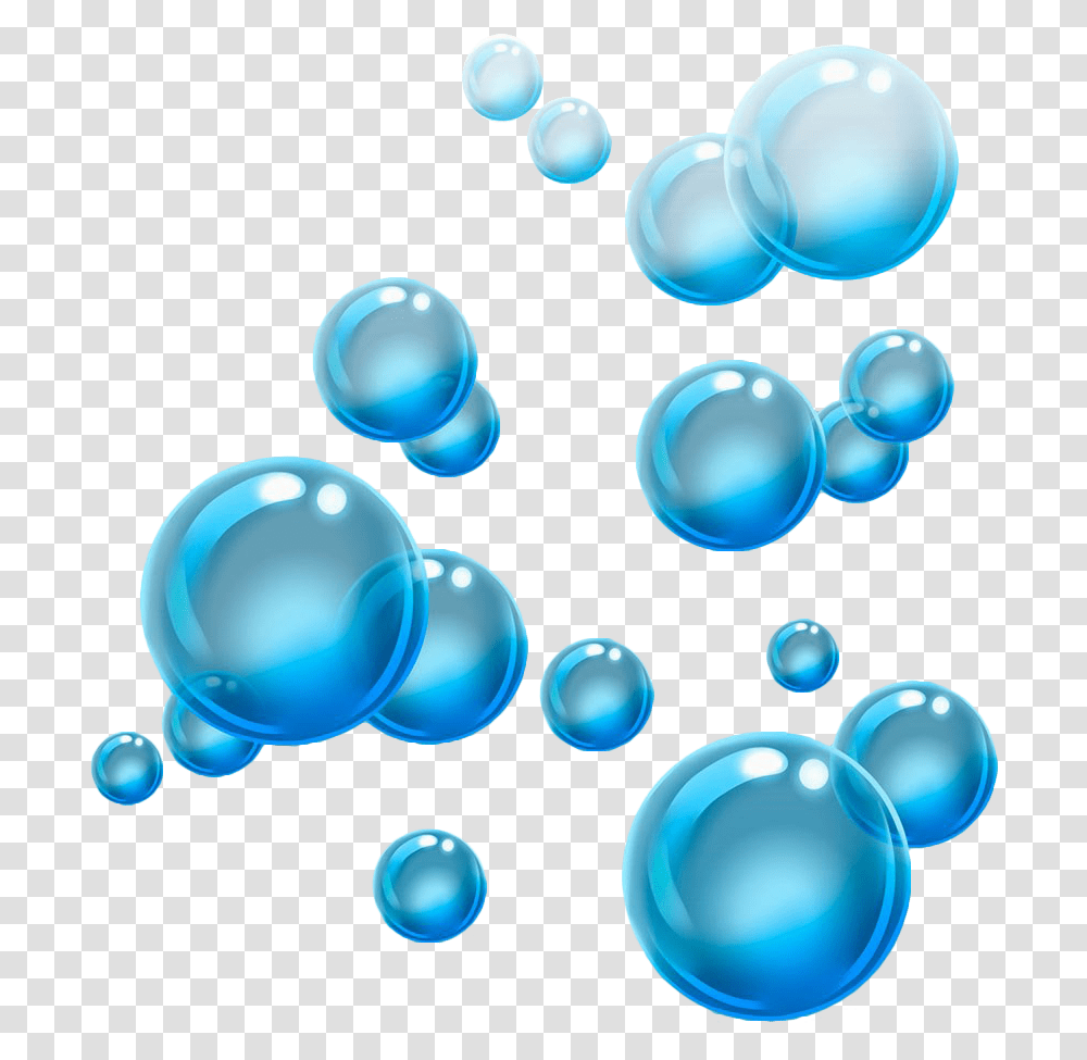 Blue Floating Water Bubbles Water Bubbles Clipart, Sphere Transparent Png