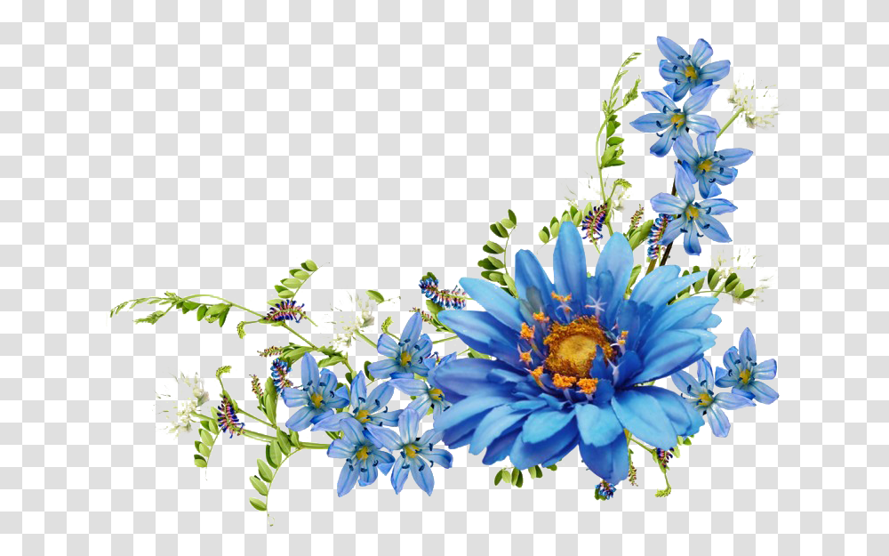 Blue Floral Photos Mart Blue Flower, Plant, Floral Design, Pattern, Graphics Transparent Png