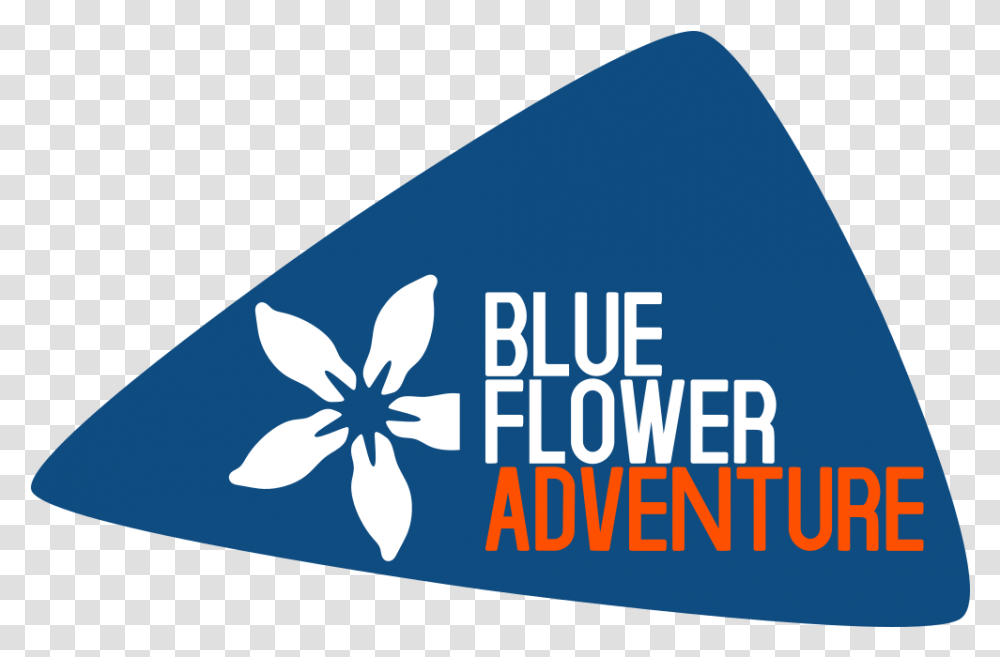 Blue Flower Adventure Graphic Design, Logo, Symbol, Plant, Text Transparent Png