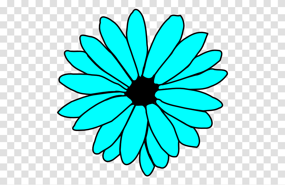 Blue Flower Blue Flower Background Flower Black And White, Petal, Plant, Blossom, Daisy Transparent Png