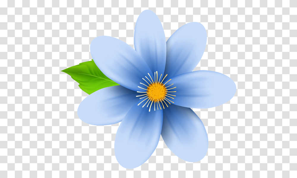 Blue Flower Blue Flower Clip Art, Plant, Anemone, Blossom, Petal Transparent Png