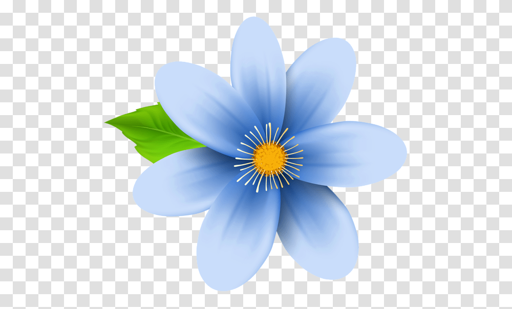 Blue Flower Clip Art, Plant, Anemone, Blossom, Anther Transparent Png