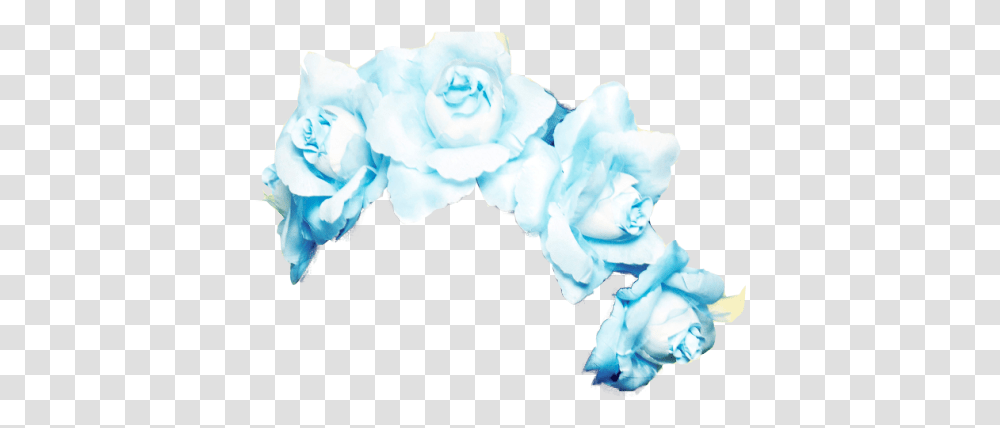 Blue Flower Crown Blue Flower Crown, Clothing, Petal, Art, Hat Transparent Png