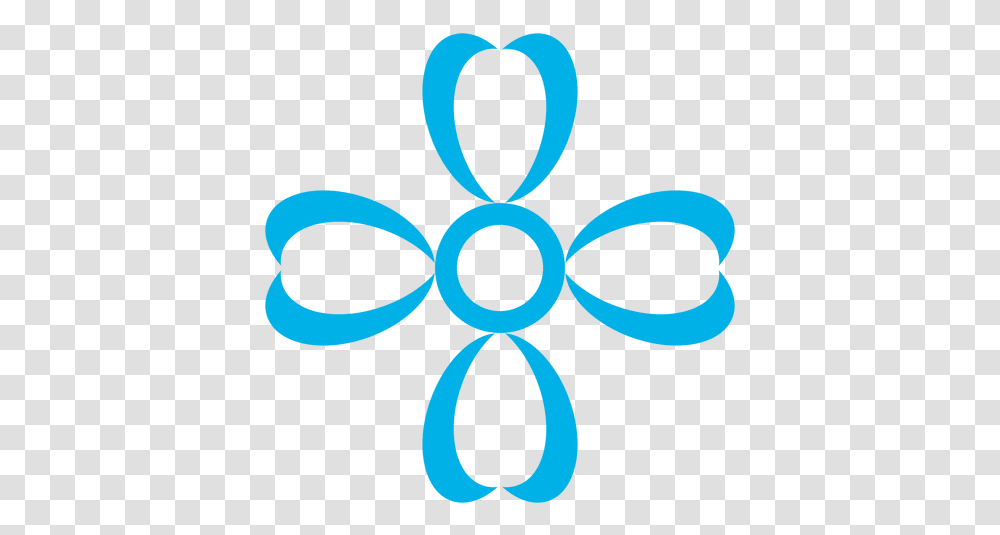 Blue Flower Icon 1 & Svg Vector Dot, Pattern, Symbol, Art, Graphics Transparent Png