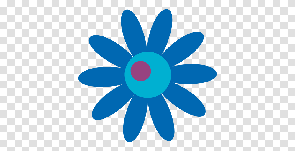 Blue Flower Icon 8 Hippie Flowers, Daisy, Plant, Shark, Sea Life Transparent Png