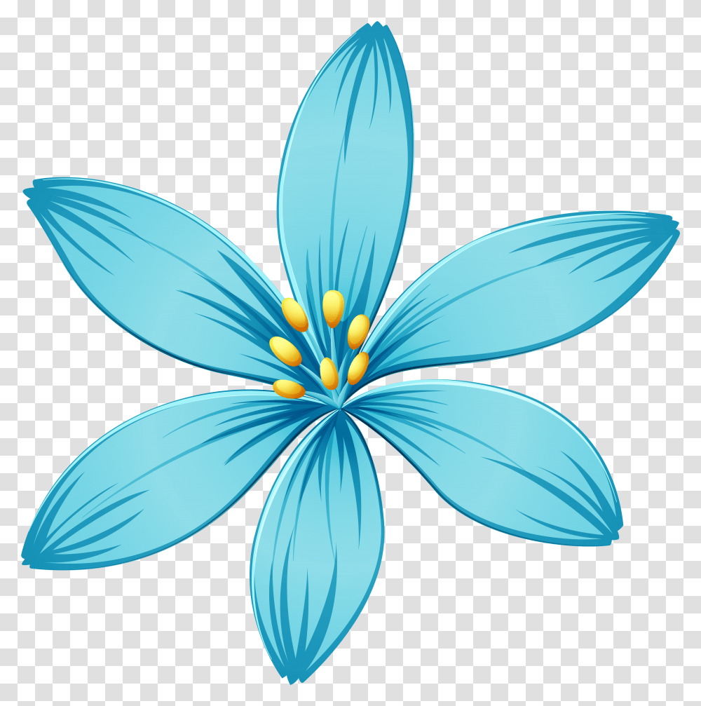 Blue Flower Image Background Flower Clipart, Plant, Blossom, Petal, Daisy Transparent Png