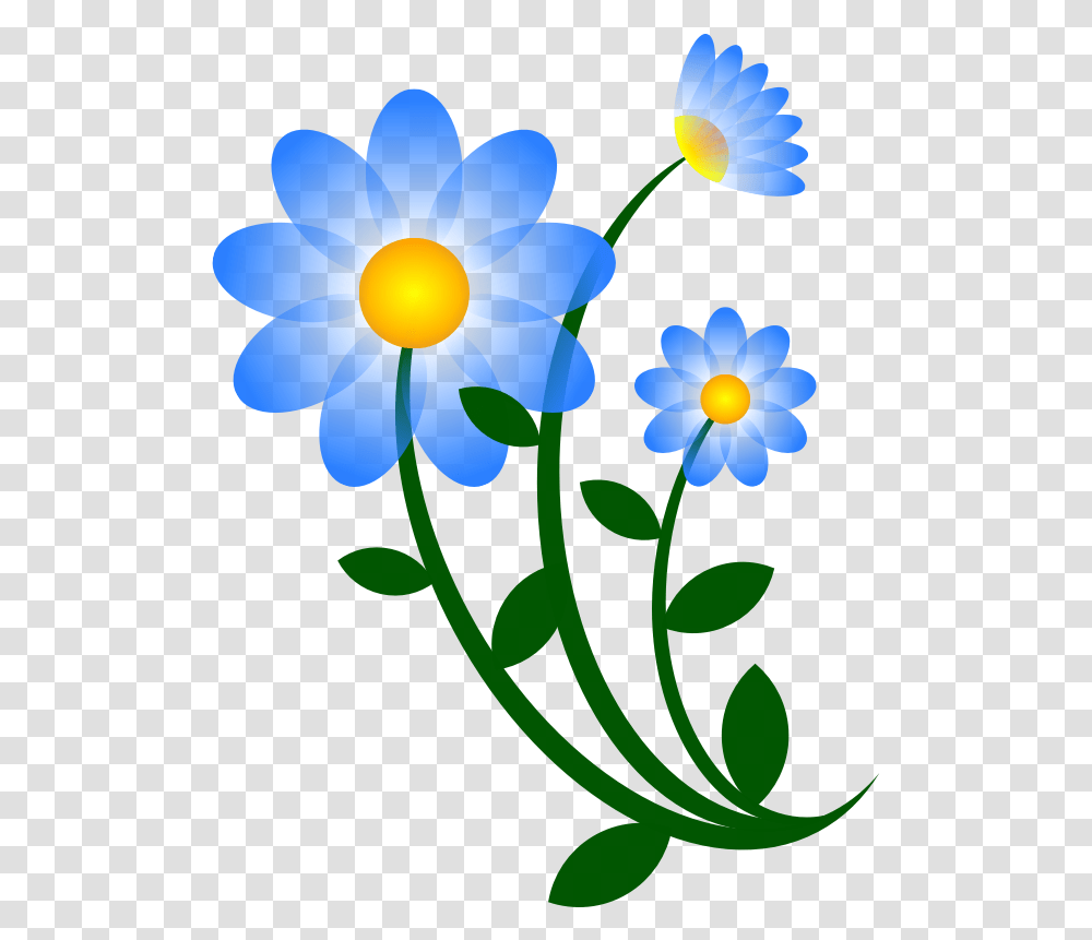 Blue Flower Motif Clip Art May Flowers, Floral Design, Pattern, Plant Transparent Png