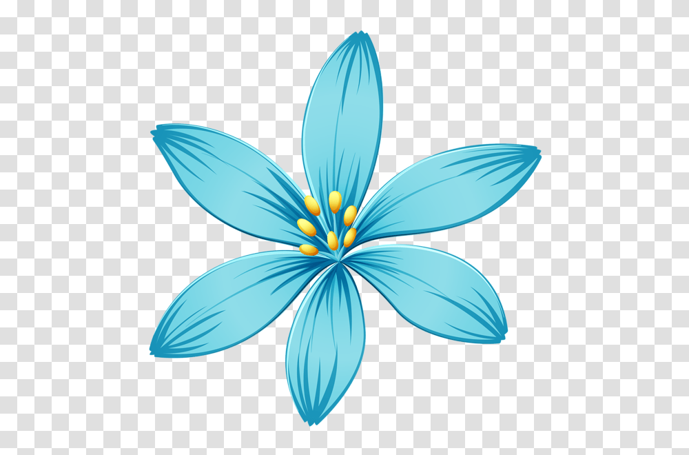 Blue Flower, Plant, Blossom, Petal, Lamp Transparent Png