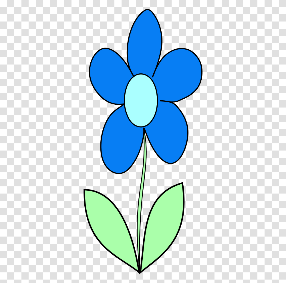 Синий цветок рисунок для детей
