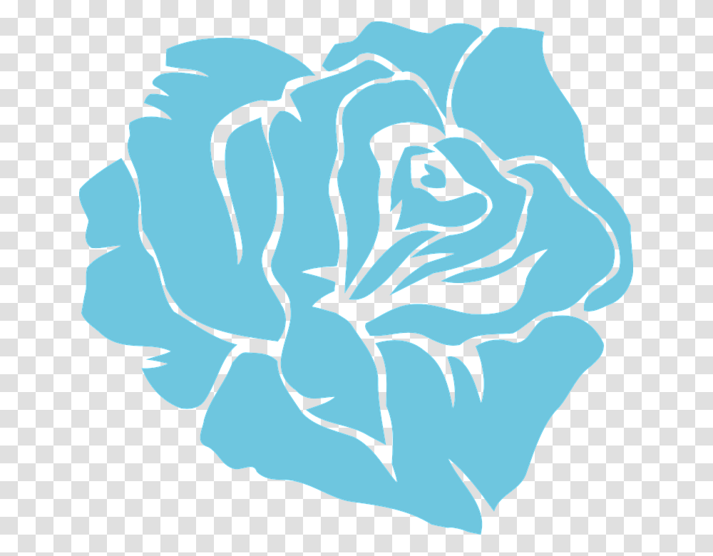 Blue Flower Vector Blue Rose Vector, Cushion, Plant Transparent Png
