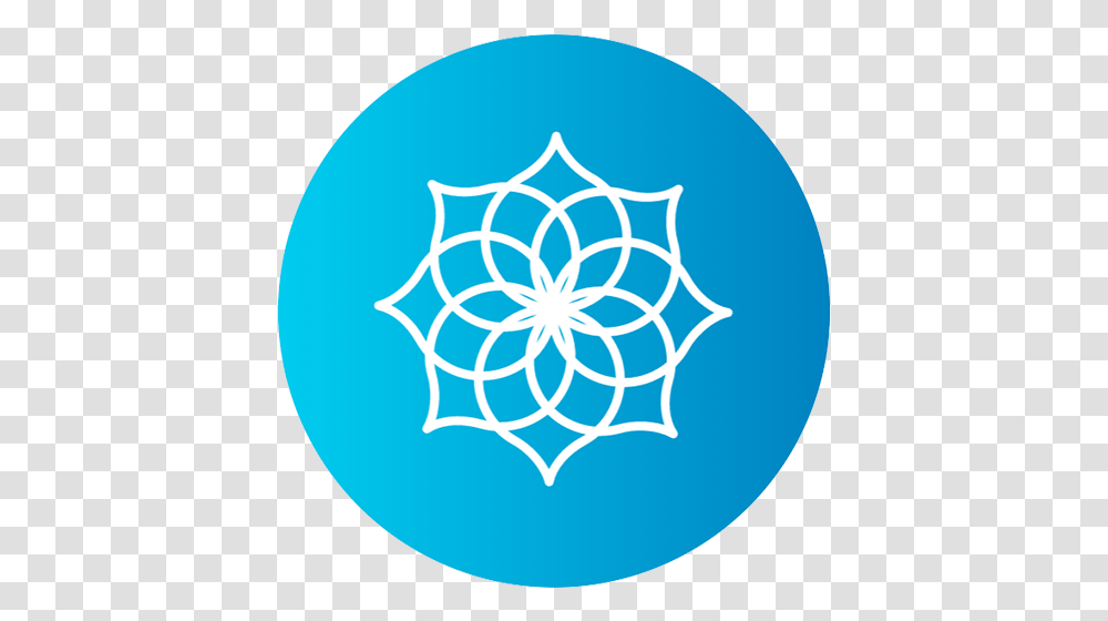 Blue Flowericon The Solution Habit, Snowflake, Pattern, Ornament, Graphics Transparent Png