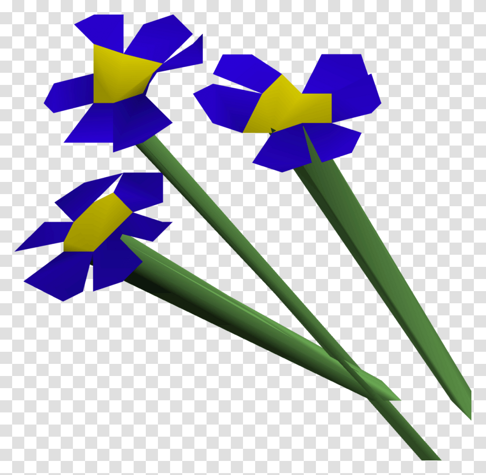 Blue Flowers, Paper, Wand, Candy Transparent Png