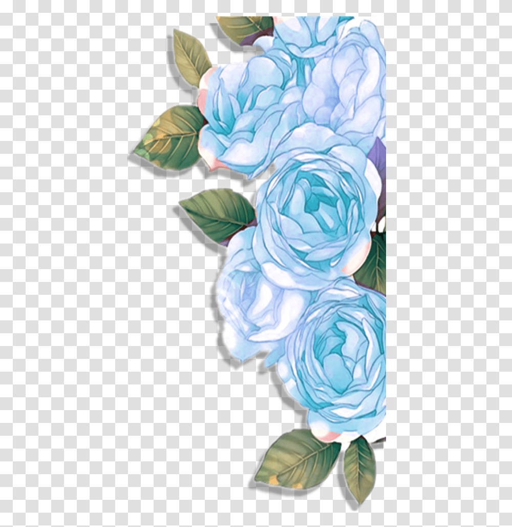 Blue Flowers, Floral Design, Pattern Transparent Png