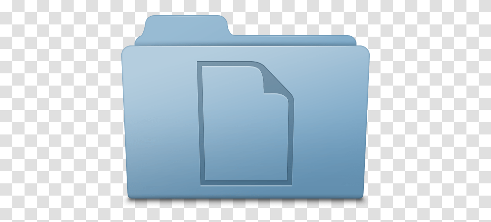 Blue Folder Documents Smooth Leopard Apple Documents Folder Icon, File Binder, File Folder, Mailbox, Letterbox Transparent Png
