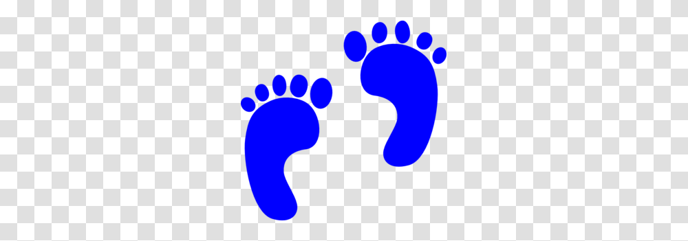 Blue Footprints Clipart Transparent Png