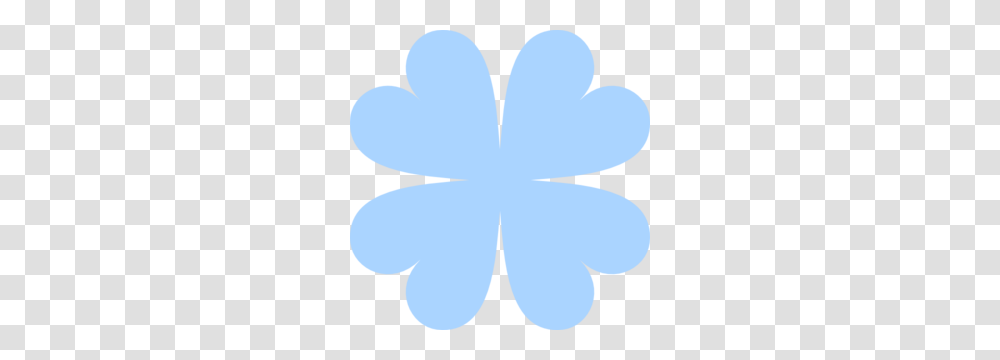 Blue Four Leaf Clover Clip Art, Flower, Plant, Blossom, Snowflake Transparent Png