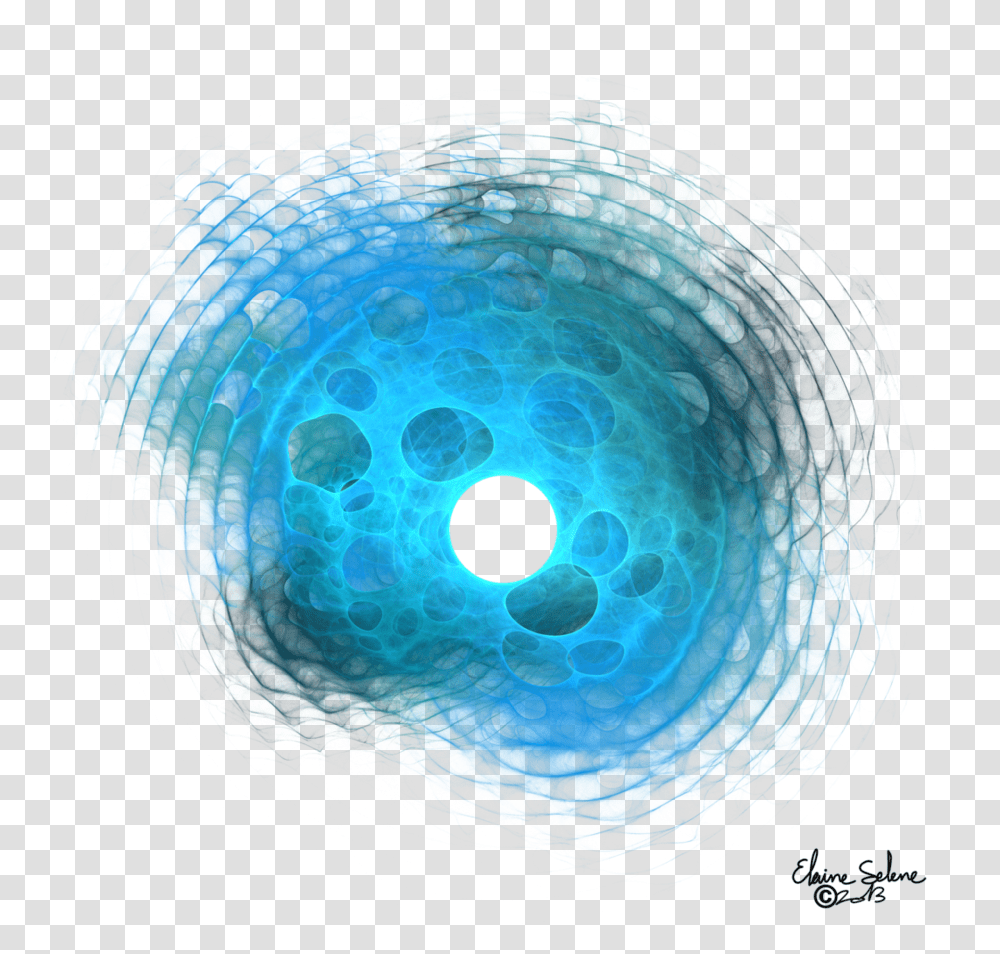 Blue Fractal, Ornament, Pattern, Sphere, Hole Transparent Png