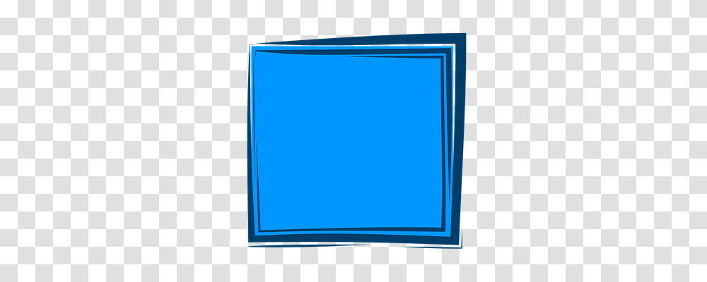 Blue Frame Monitor, Screen, Electronics, Display Transparent Png