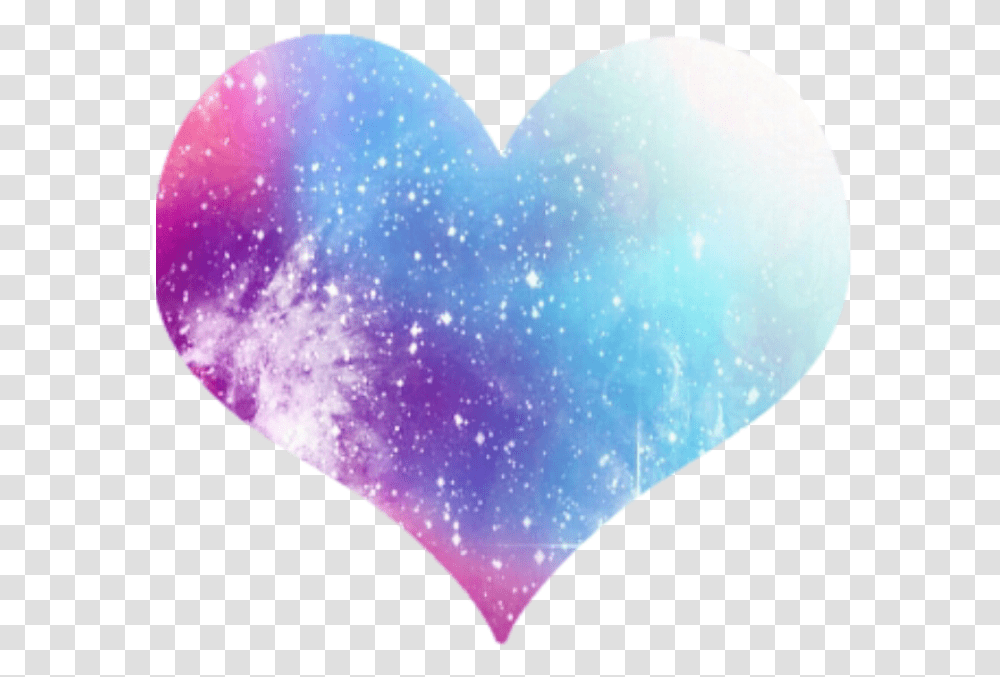 Blue Galaxy And Heart Image Galaxy Heart, Balloon, Cushion, Pillow, Light Transparent Png