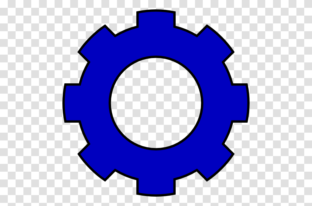 Blue Gear Clip Art, Machine, Cross Transparent Png