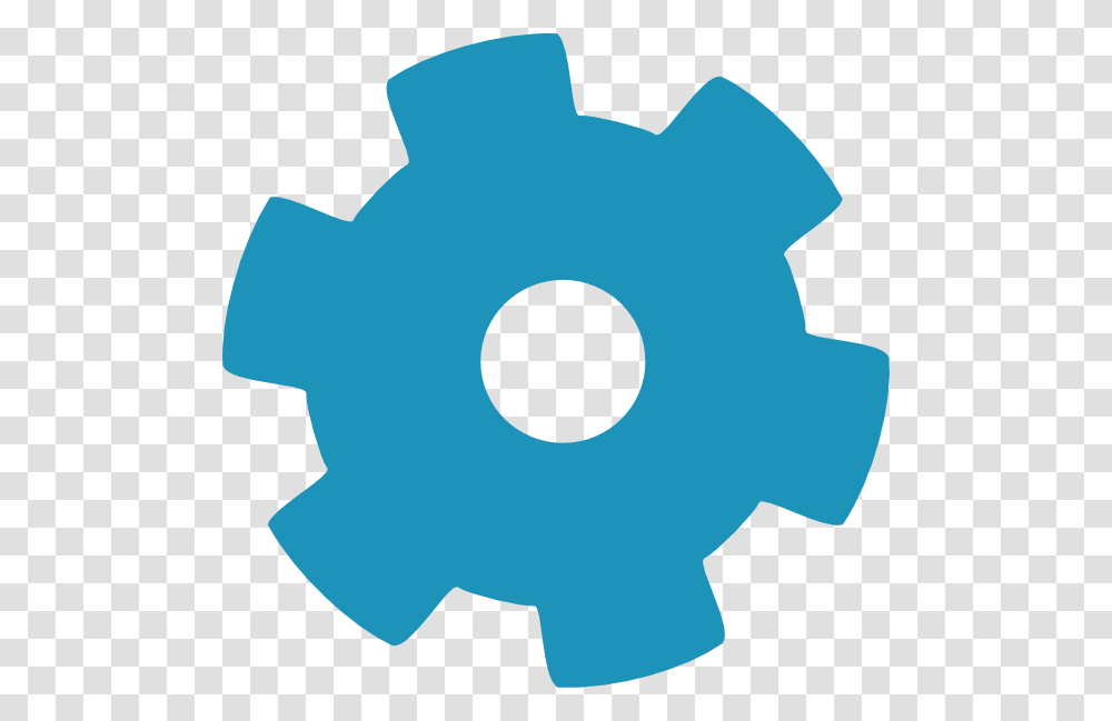 Blue Gear Wheel Clip Art, Machine Transparent Png