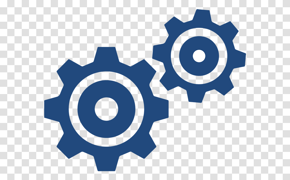 Blue Gears Icon Blue Gears Icon, Machine Transparent Png