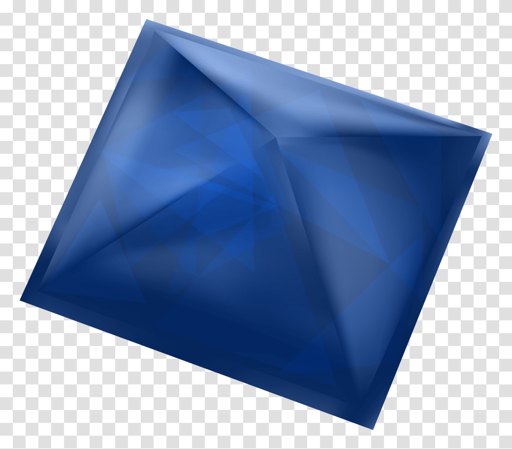 Blue Gem Clipart, Triangle Transparent Png