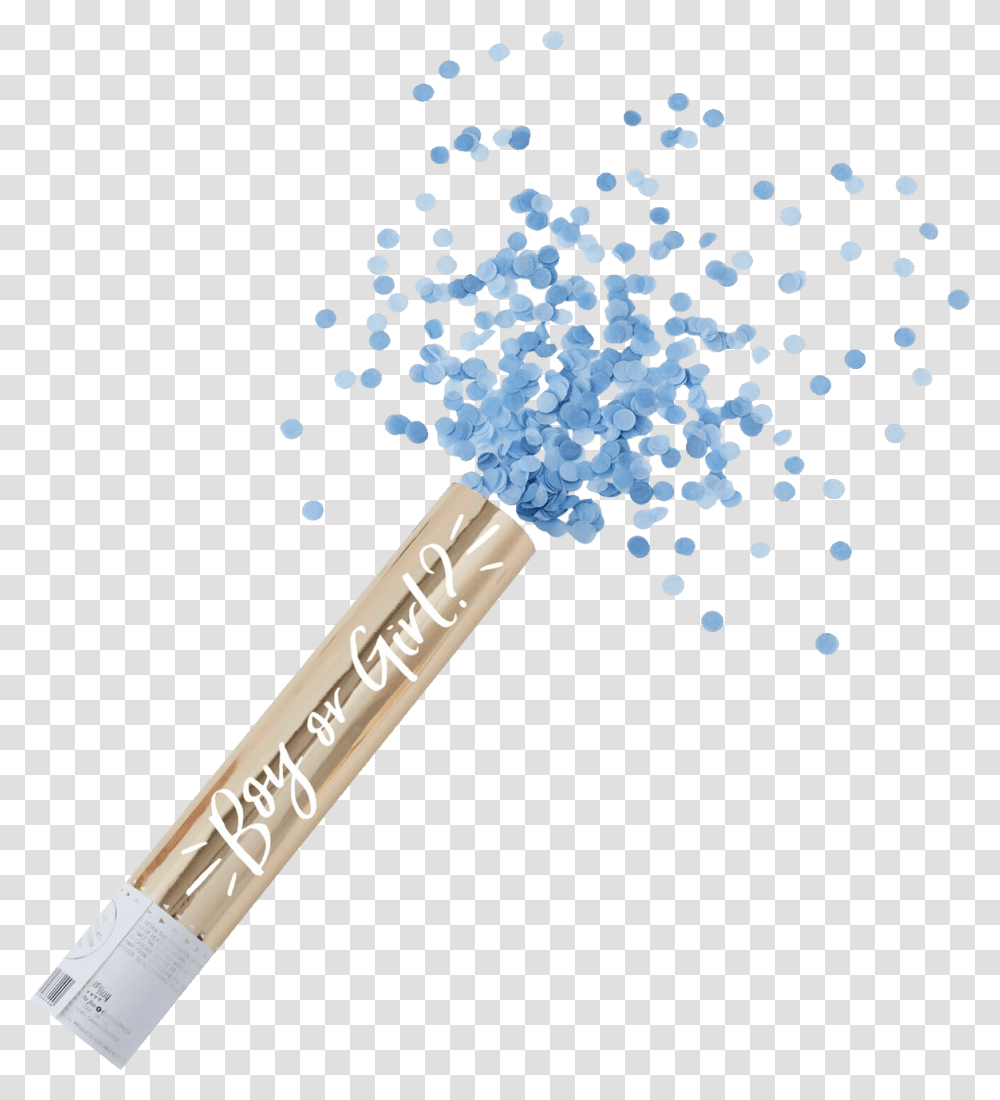 Blue Gender Reveal Confetti Shooter Baby Boy Gender Reveal Canons, Hammer, Tool, Team Sport, Photography Transparent Png