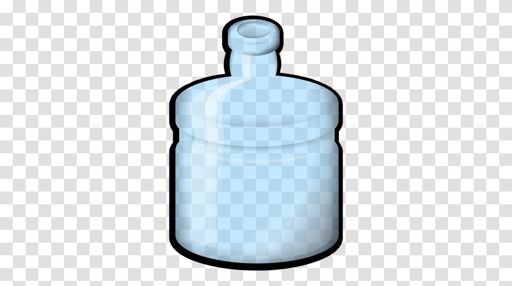 Blue Glass Bottle Vector Illustration, Plastic, Milk, Beverage, Jug Transparent Png