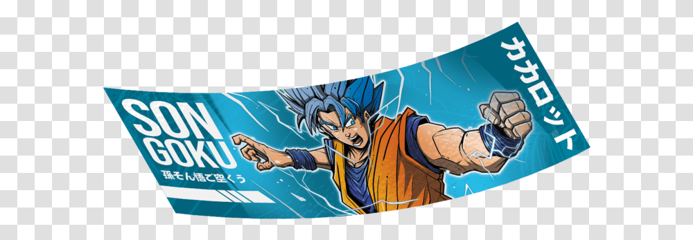 Blue Goku Slap Horizontal, Person, Water, Outdoors, Comics Transparent ...