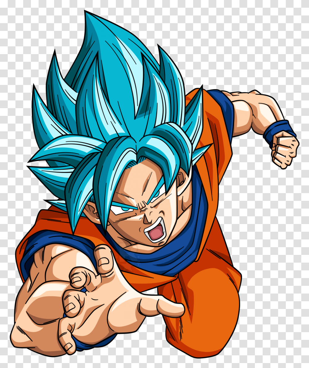 Blue Goku Super Sayajin, Comics, Book, Manga, Costume Transparent Png