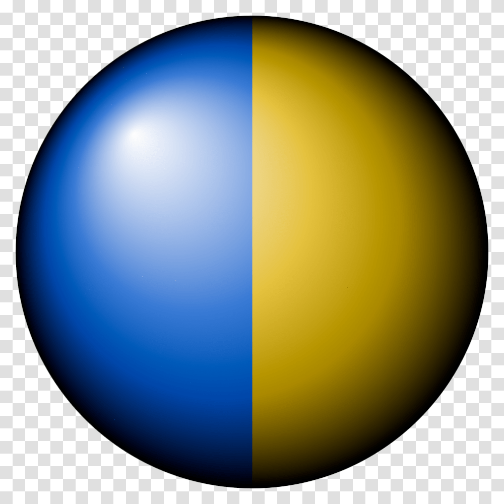 Blue Gold Pog Circle, Sphere, Balloon Transparent Png