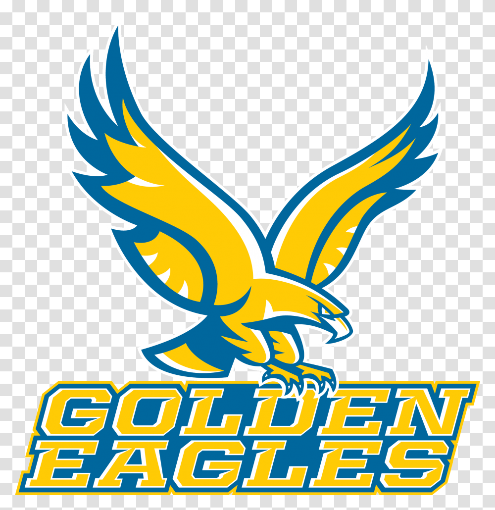 Blue Golden Eagles Logo, Symbol, Emblem, Trademark Transparent Png