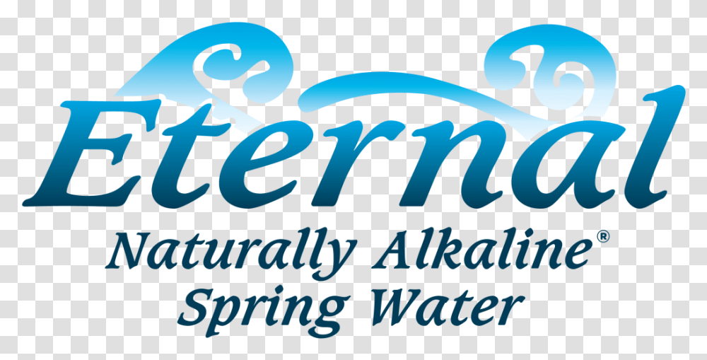 Blue Gradient Eternal Water, Logo, Word Transparent Png