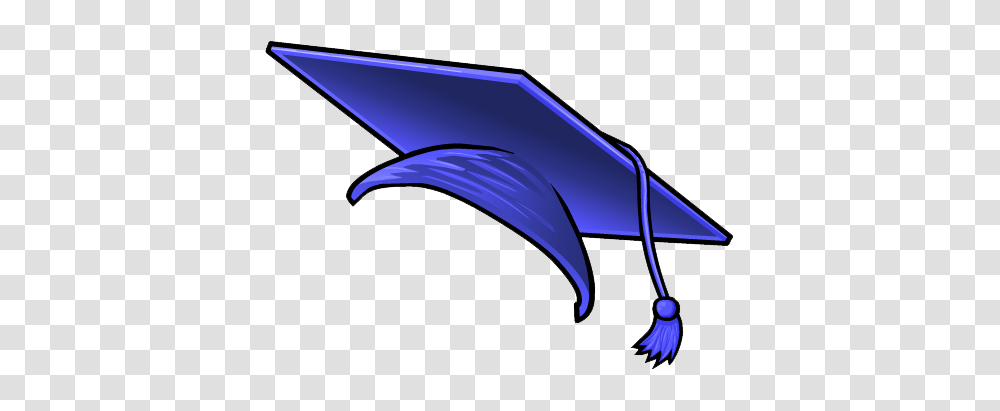 Blue Graduation Hat, Mammal, Animal, Sea Life, Dolphin Transparent Png