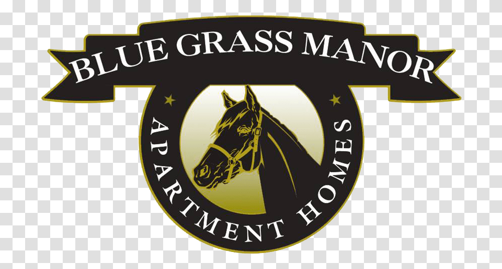 Blue Grass Manor Horse Supplies, Logo, Symbol, Text, Label Transparent Png