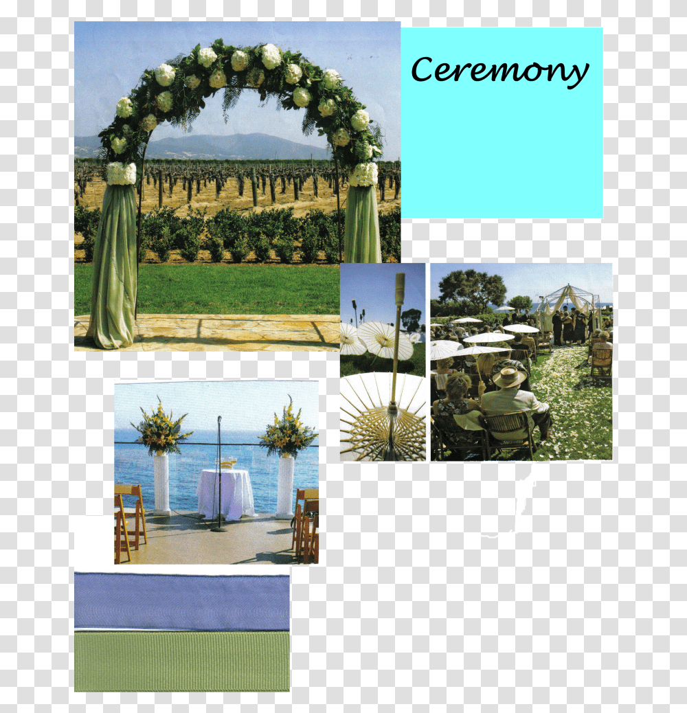 Blue Green Ceremony Pictures Images And Photos Arch, Collage, Poster, Advertisement, Architecture Transparent Png