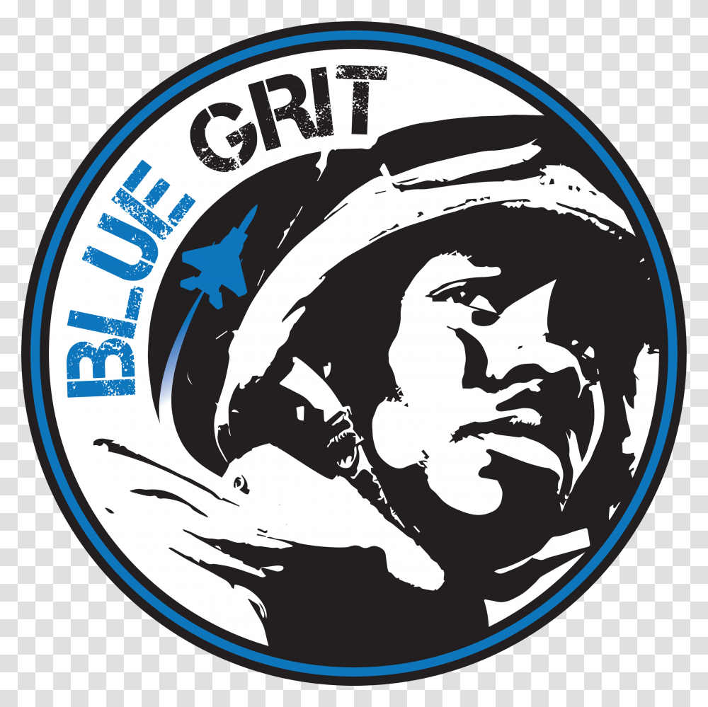 Blue Grit Logo The Blue Grit Podcast, Label, Sticker Transparent Png