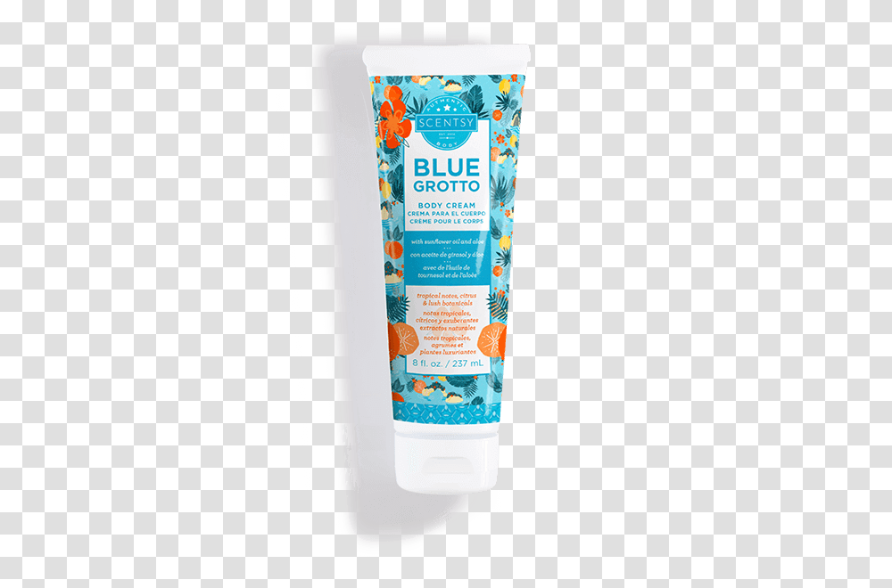 Blue Grotto Scentsy Body Cream Scentsy Blue Grotto Body Cream, Bottle, Sunscreen, Cosmetics, Lotion Transparent Png