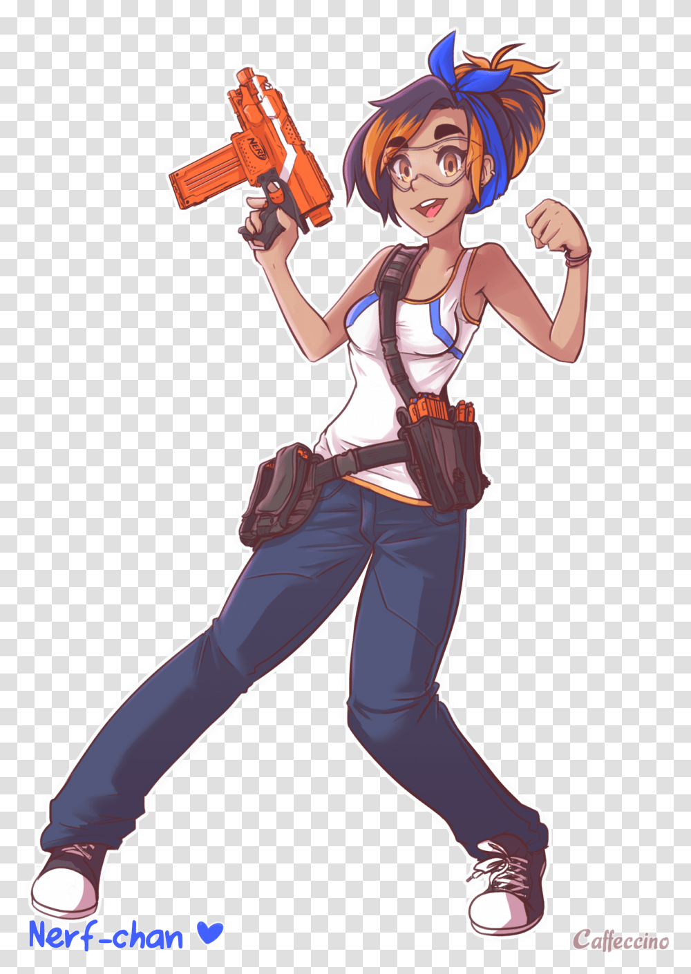 Blue Hair, Person, Human, Weapon, Bomb Transparent Png