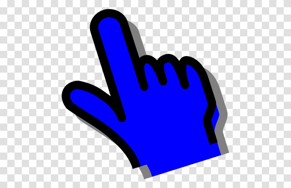 Blue Hand Svg Clip Arts Red Pointer Finger Clipart, Apparel Transparent Png