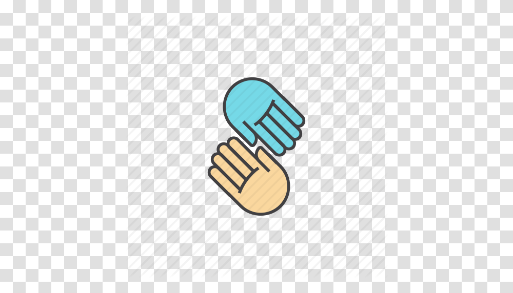 Blue Hands Helping Helping Hands Join Yellow Icon, Fuse, Electrical Device Transparent Png