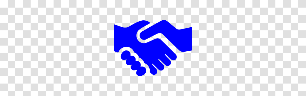 Blue Handshake Icon, Plant, Fir Transparent Png