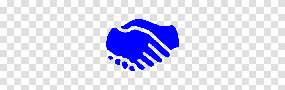 Blue Handshake Icon, Plant, Fir Transparent Png